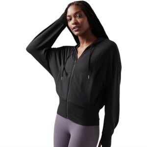 Athleta Balance Full-Zip Hooded Sweatshirt - Size L